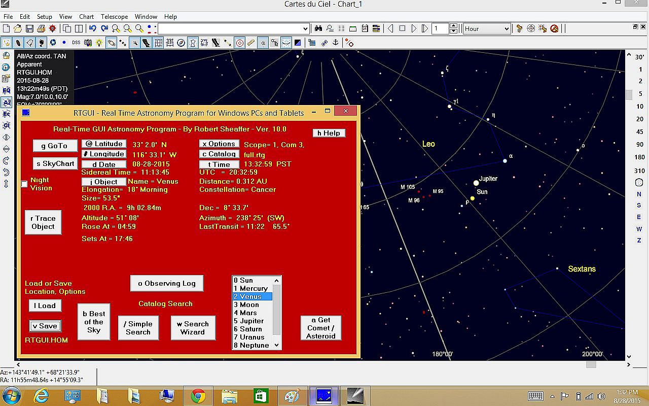 Astronomy Now Sky Chart